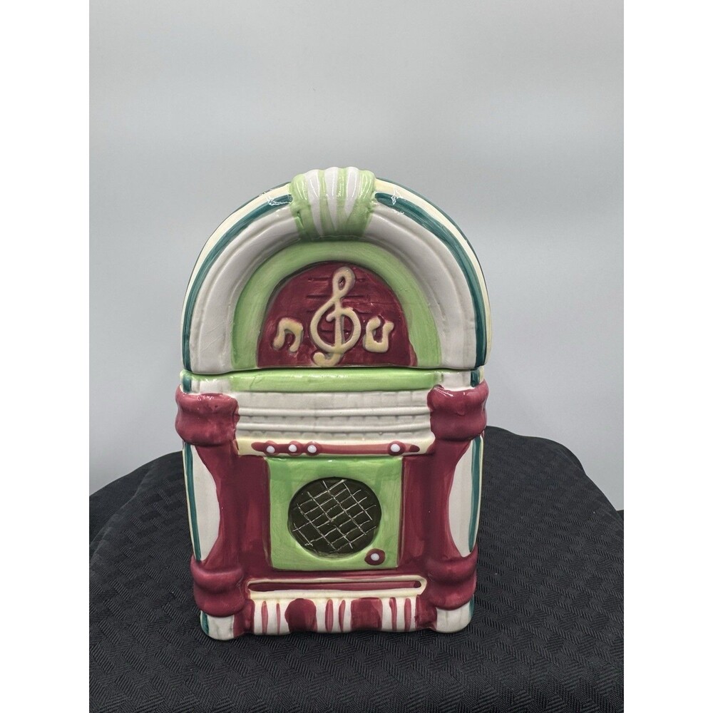 Juke Box Ceramic Cookie Jar